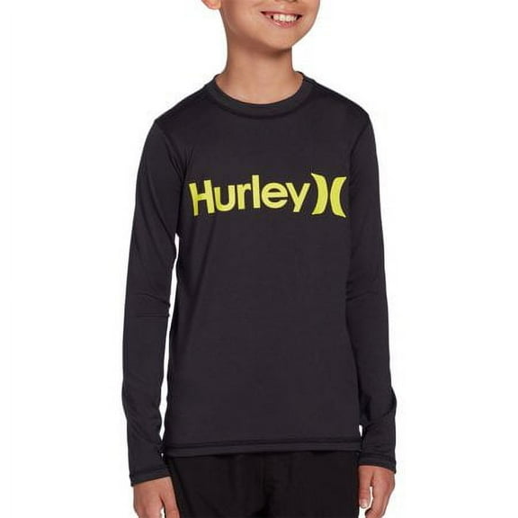 Hurley Boys' O&O Long Sleeve Rash Guard