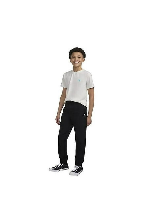 Boys Performance Jogger in Black Size 7/8