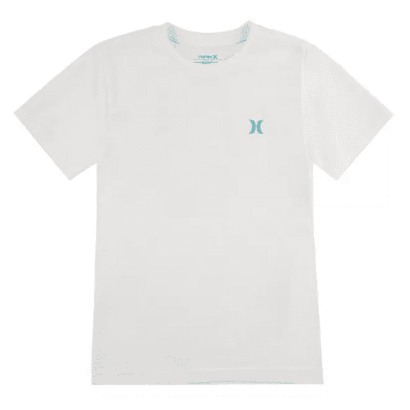 Hurley Boys Short Sleeve Tee (Egret, XL 14/16)