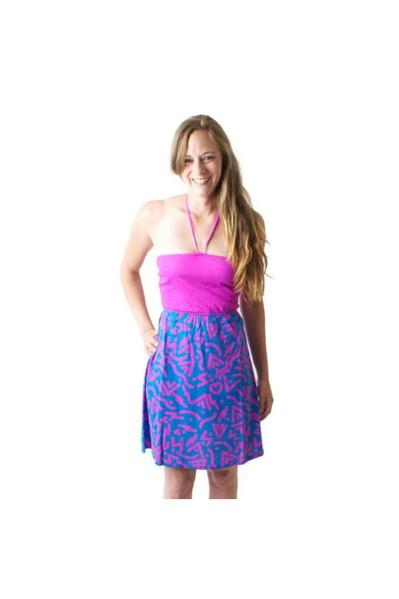 - Camilla Juniors Strapless Halter Dress