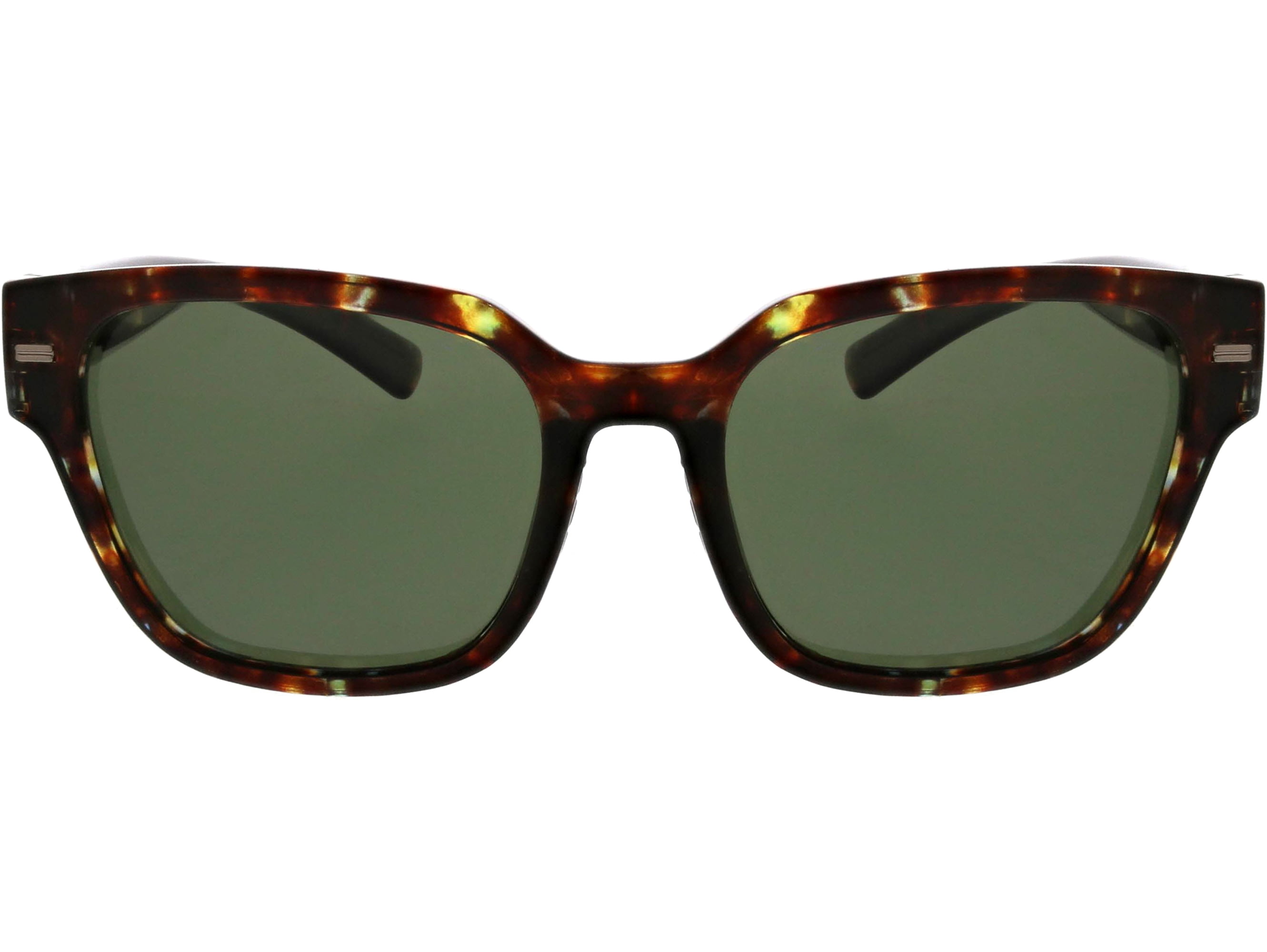 Hurley Coronado Square Shiny Tortoise Sunglass with Solid Green Polarized Lens HSL1006PS_218
