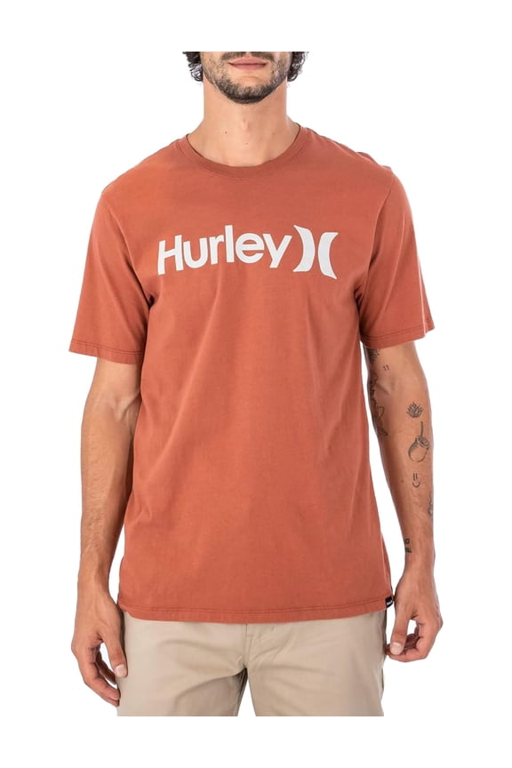 Everyday Wash One & Only Solid Short Sleeve T-Shirt in Zion Rust in size Large