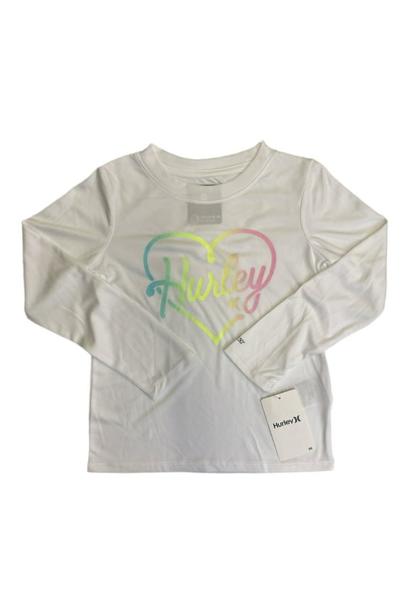 Girl's Long Sleeve Dri-Fit UPF 50+ Swim Shirt (7/8)