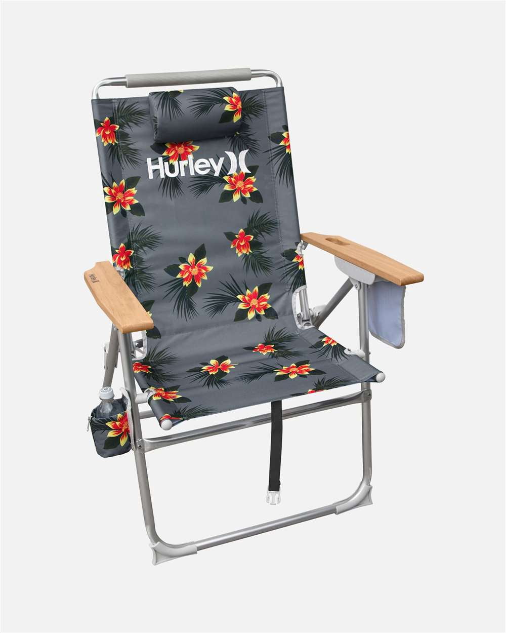 Hurley Hi-Boy Wood Arm Beach Chair, Moana, Storm