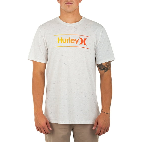 Hurley Hurley Everyday Regrind One & Only Short-Sleeve Shirt for Men White/Multi-Color