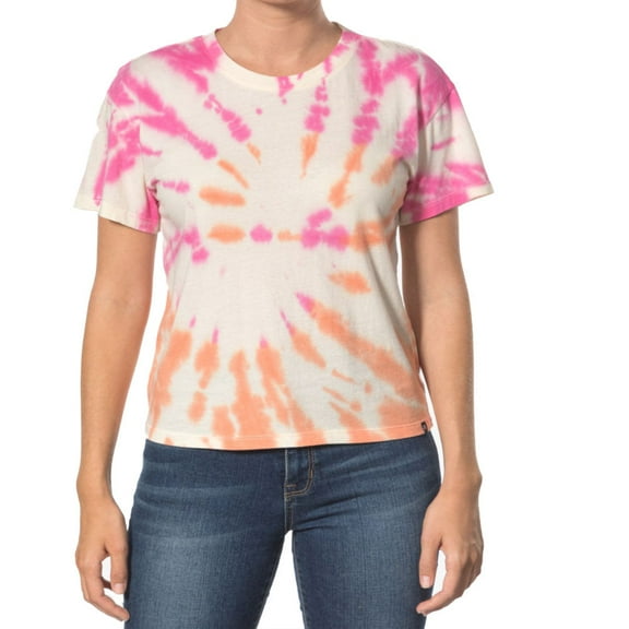 Hurley Juniors' Cotton Tie-Dyed Girlfriend T-Shirt Size XS