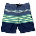 thumbnail image 1 of Hurley Kids' Boys' Youth Striped Logo Boardshorts - Navy/Lime (18/29), 1 of 3