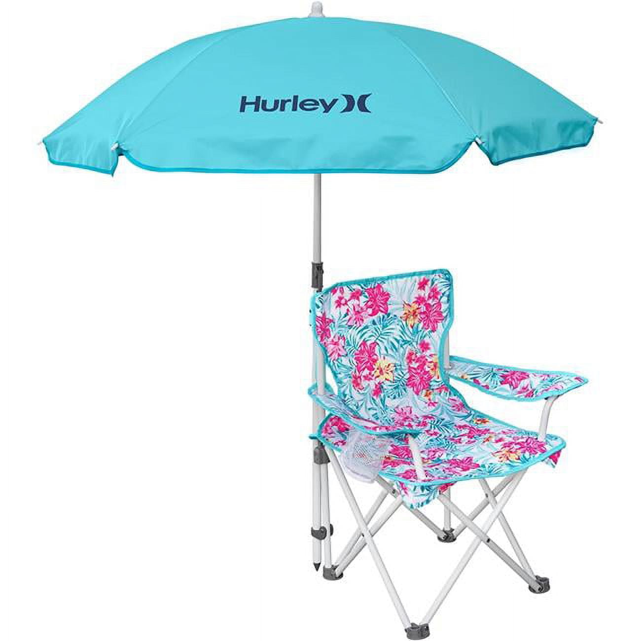 E-Z UP Hurley Toddler's Foldable Quad Chair for Beach & Camping with ...