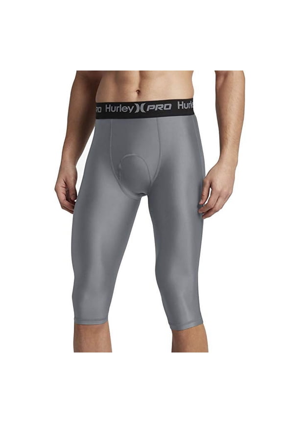 Men's Pro 23" Dri-FIT Compression Surf Shorts (Medium, Cool Grey)