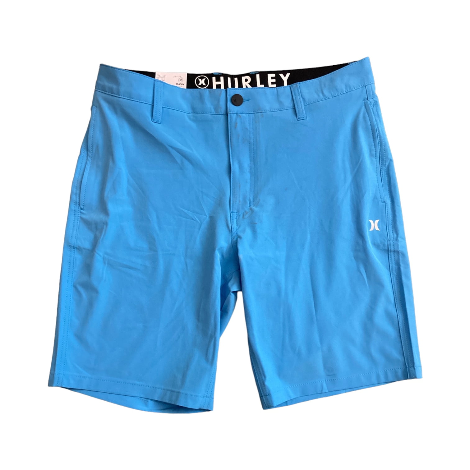 Pantalon Hurley Homme Imperméable Bleu – Taille 36x29, Stretch Performance