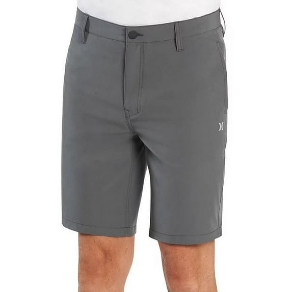 Hurley Men's All Day Hybrid Shorts (Ion Grey, 40)