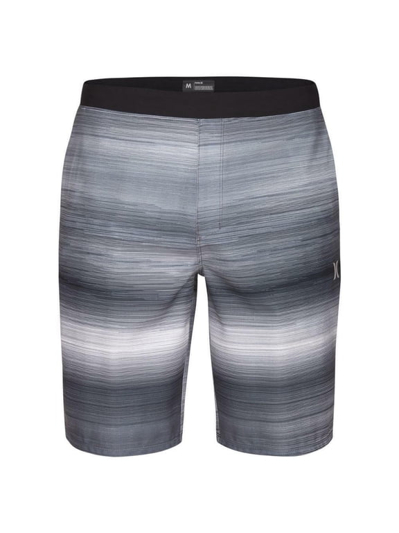 Men's Alpha Trainer Surplus Hybrid 18.5" Board Walk Shorts (Large, Black)
