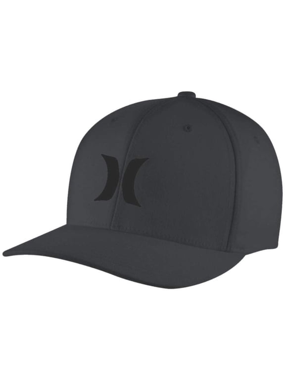 Men's Baseball Cap - One and Only Stretch Fitted Hat, Size Large/X-Large, Black/(Black)