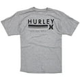 thumbnail image 1 of Hurley Men's Blender Graphic Short Sleeve Tee T-Shirt (Medium, Heather Grey), 1 of 1