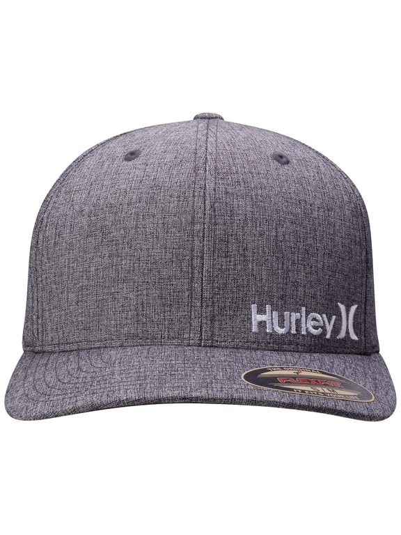 Men's Caps - Flexfit Curve Bill Baseball Cap - Summer Hats for Men (S-XL), Size Small-Medium, Light Grey