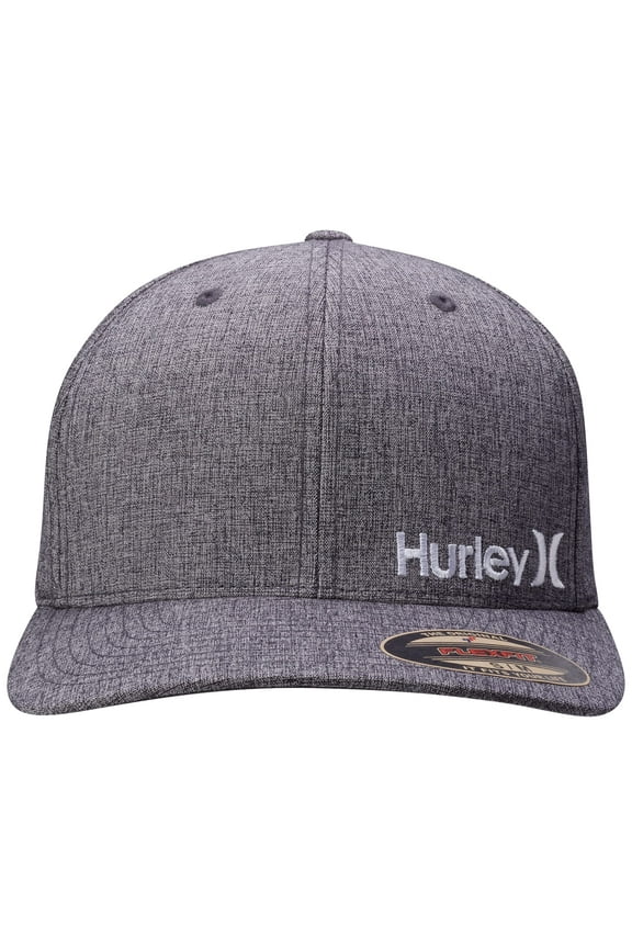 Men's Caps - Flexfit Curve Bill Baseball Cap - Summer Hats for Men (S-XL), Size Small-Medium, Light Grey