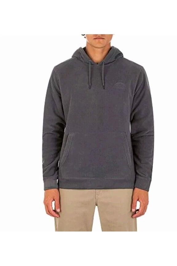 Men's Everett Windchill Fleece Pullover Hoodie, Gray, Small