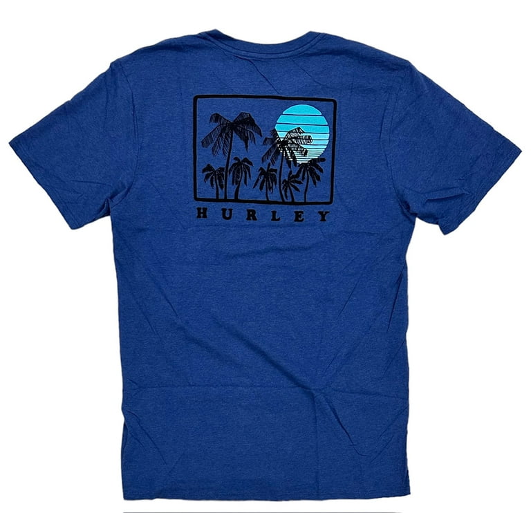 Blue Tropical Palm Tree T-Shirt Blue Tropical Palm Tree T-Shirt