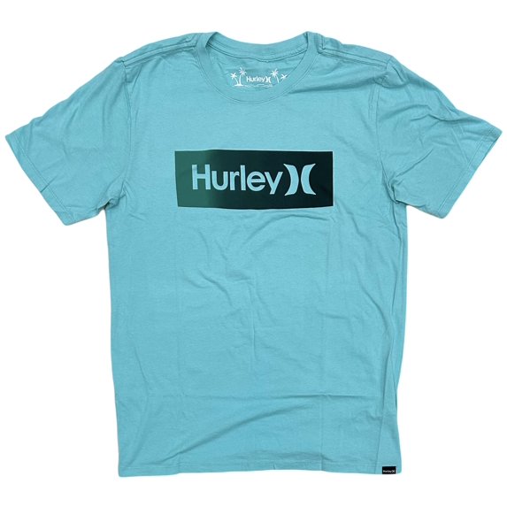 Hurley Men's Everyday Washed One and Only Boxed Gradient Short Sleeve Tee T-Shirt (XX-Large, Tropical Twist)