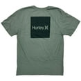 thumbnail image 1 of Hurley Men's Everyday Washed One and Only Boxed Logo Short Sleeve Tee T-Shirt (Large, Spiral Sage), 1 of 2