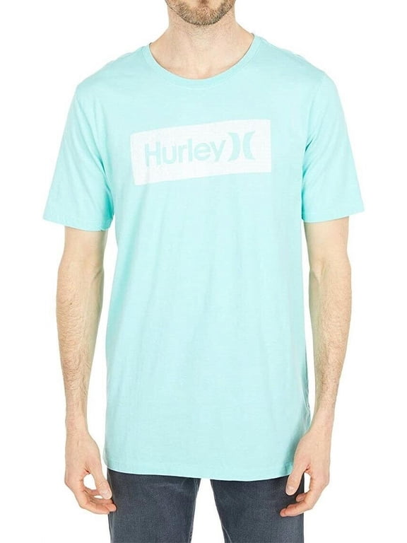 Men's Everyday Washed One and Only Boxed Texture Short Sleeve Tee T-Shirt (Medium, Tropical Twist)