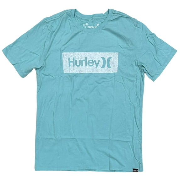 Hurley Men's Everyday Washed One and Only Boxed Texture Short Sleeve Tee T-Shirt (XX-Large, Tropical Twist)