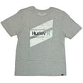 thumbnail image 1 of Hurley Men's Everyday Washed One and Only Slashed Short Sleeve Tee T-Shirt (Large, Grey), 1 of 1