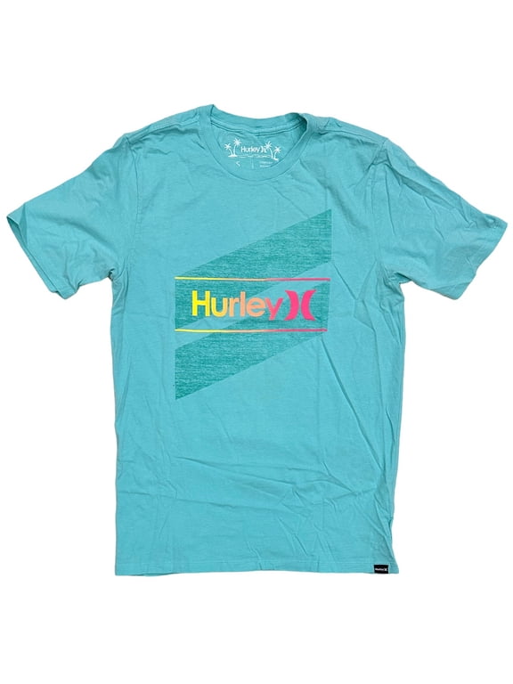 Men's Everyday Washed One and Only Slashed Short Sleeve Tee T-Shirt (Medium, Tropical Twist)