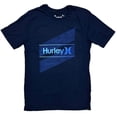 thumbnail image 1 of Hurley Men's Everyday Washed One and Only Slashed Short Sleeve Tee T-Shirt (Small, Obsidian), 1 of 5