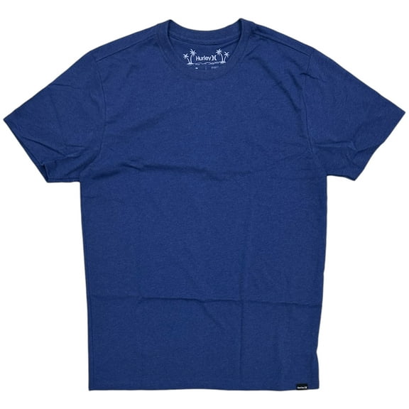 Hurley Men's Everyday Washed Premium Staple Short Sleeve Tee T-Shirt (Medium, Blue)