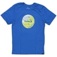 thumbnail image 1 of Hurley Men's Everyday Washed Strands Circle Logo Short Sleeve Tee T-Shirt (Large, Blue Heather), 1 of 1