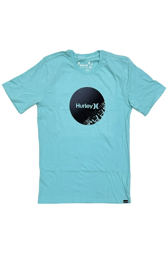 Men's Everyday Washed Strands Circle Logo Short Sleeve Tee T-Shirt (Medium, Tropical Twist)