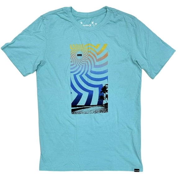 Hurley Men's Everyday Washed Tripical Short Sleeve Tee T-Shirt (X-Large, Tropical Twist)