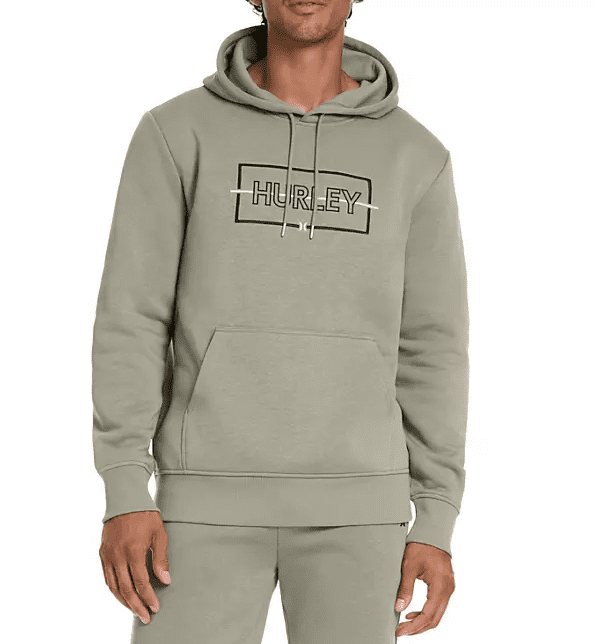 Ukelele Fleece Pullover Hoodie - Soft Cotton Blend, Screen Print, Kangaroo Pocket