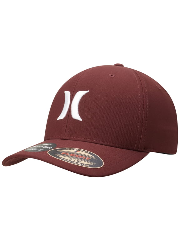Men's H20 Dri One & Only Flexfit Baseball Cap, Size Large-X-Large, Burgundy