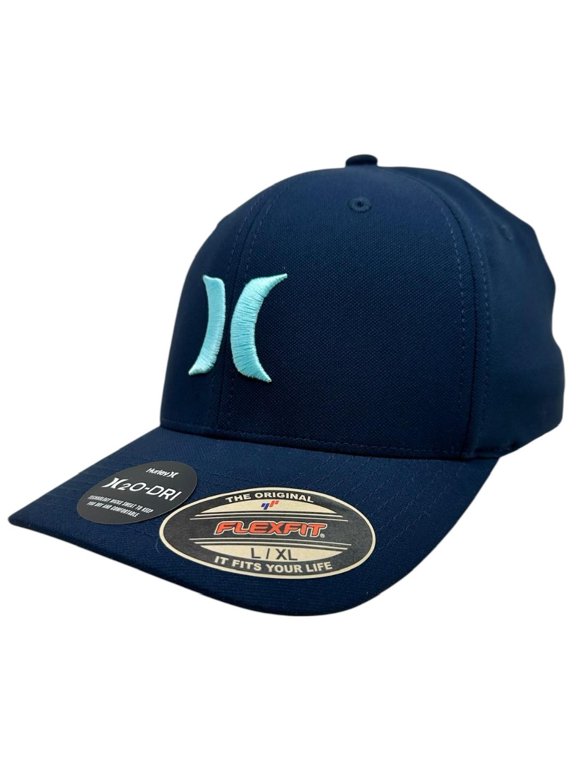 Men's H2O-DRI One and Only Flex Fit Hat Cap in Obsidian Blue (L/XL, Obsidian Blue)