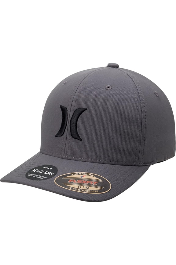 Men's H2O-DRI One and Only Flex Fit Hat in Dark Grey Size L/XL (L/XL, Dark Grey)