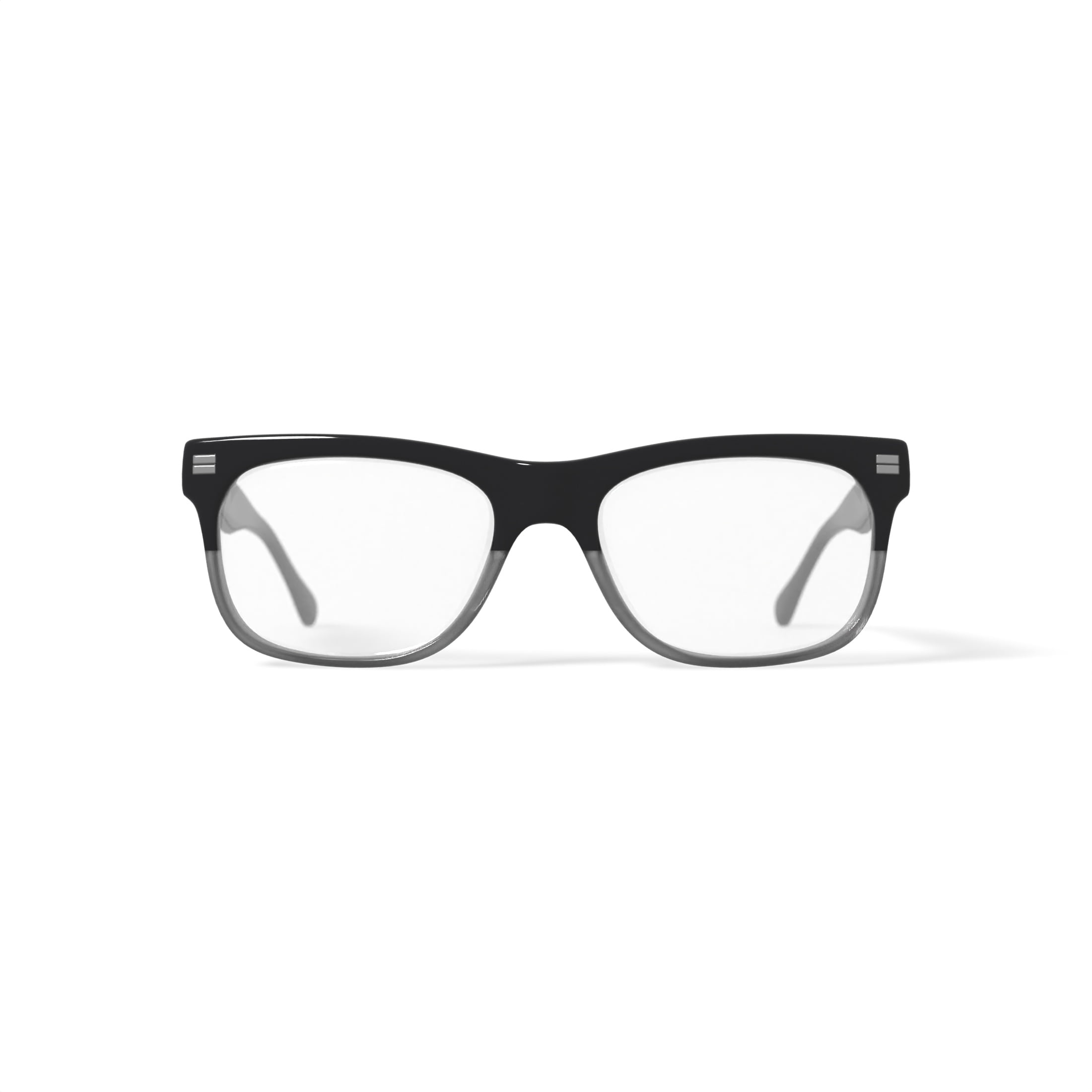 Hurley Men's HMO119 Prescription Eyeglasses with Case, Black/Crystal