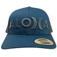 thumbnail image 1 of Hurley Men's Hat Aloha Curve Trucker Snapback Cap in Blue/Grey, 1 of 4