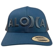 Hurley Mens Hat Aloha Curve Trucker Snapback Cap in Blue/Grey