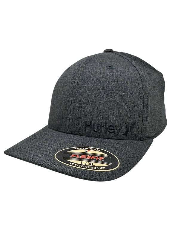 Men's Hat Corp Textures Stretch Flex Fit Cap in Charcoal (Large/X-Large, Charcoal)