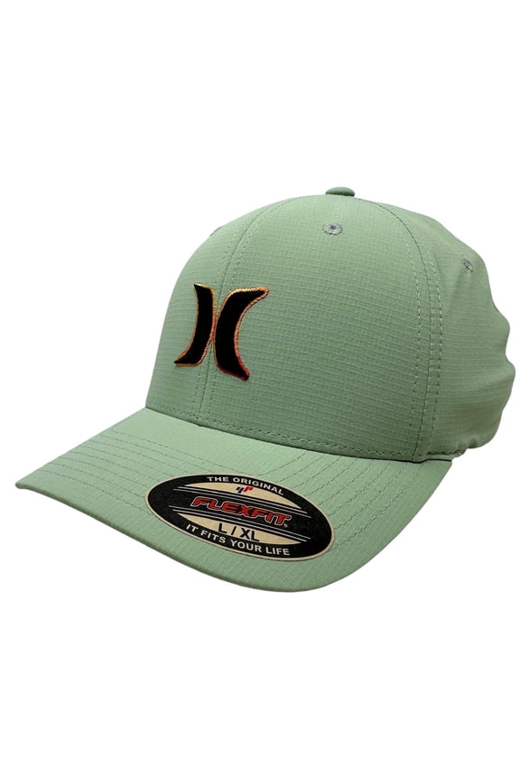 Men's Hat Dana Point Ripstop Stretch Flex Fit Cap (Large/X-Large, Ash Green)