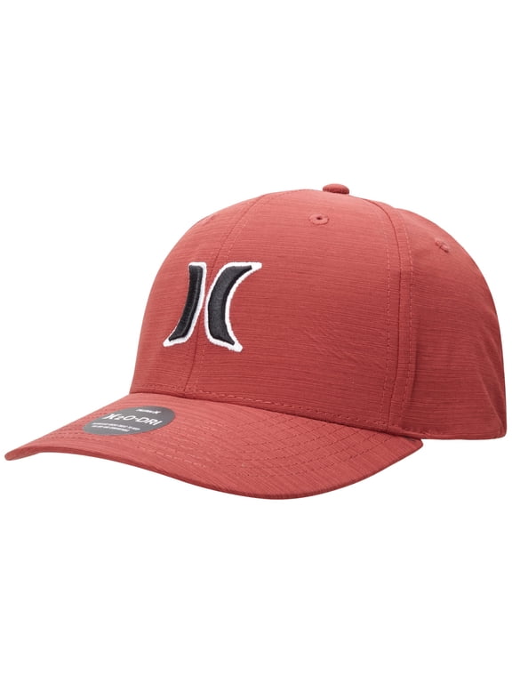 Men's Hat - H2O-DRI Super Icon Curved Brim Stretch Fitted Cap, Size Large-X-Large, Red