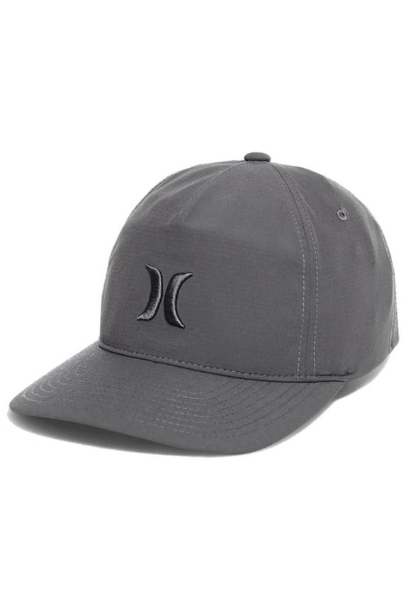 Men's Hat Levels Embroidered Logo Ripstop FlexFit Tech 110 Snapback Hat (Grey)