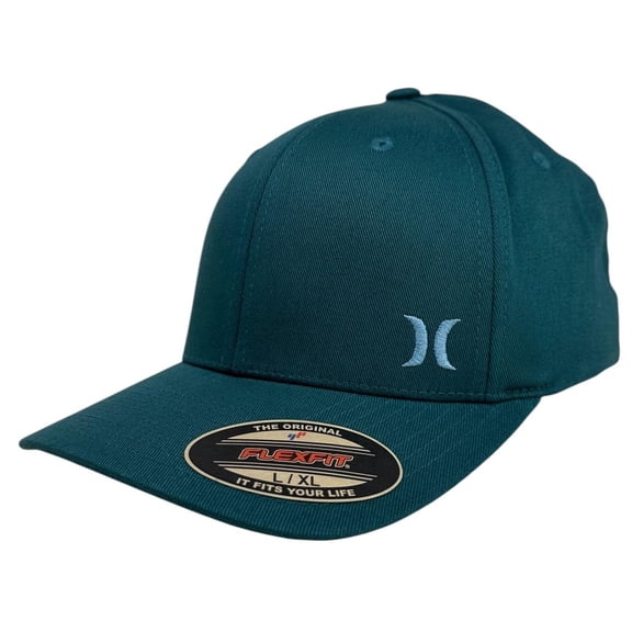 Hurley Men's Hat Micro Icon Embroidered Stretch Flex Fit Cap in Aurora Green (Large/X-Large, Aurora Green)