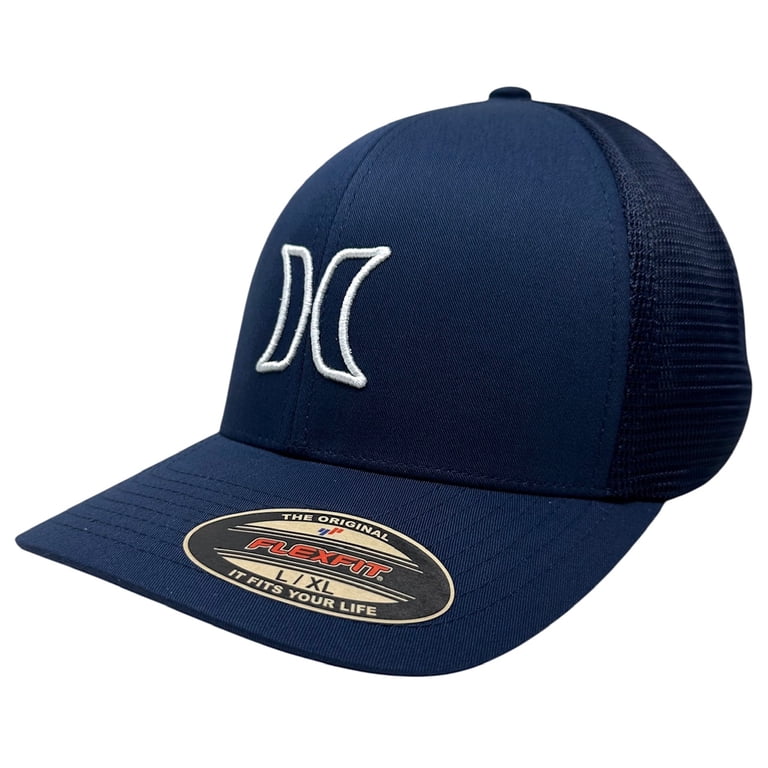 Hurley Men's Hat Port Icon Embroidered Stretch Flex Fit Mesh