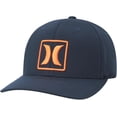 thumbnail image 1 of Hurley Men's Hat Reflect Icon Embroidered Stretch Flex Fit Cap (Large/X-Large, Obsidian (Navy)), 1 of 5
