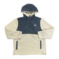 thumbnail image 1 of Hurley Men's Long Sleeve Half Zip Sherpa Anorak Hoodie (Bone, L), 1 of 2