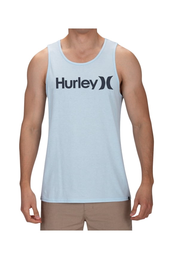 Men's One & Only Graphic Tank Top, Topaz Mist Heather/(Armory Navy), M