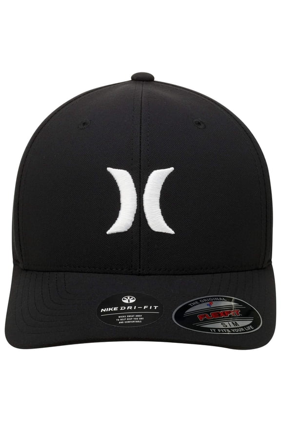 Men's One and Only DRI-Fit Flex Fit Hat (S/M, Black/White)